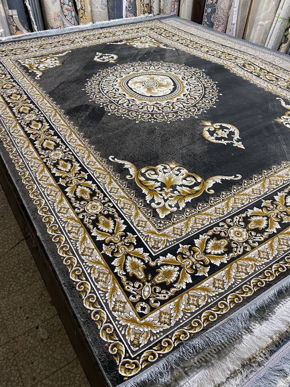 صدرصد آکریلیک برجسته اچ سی پی ذغالی - E2060